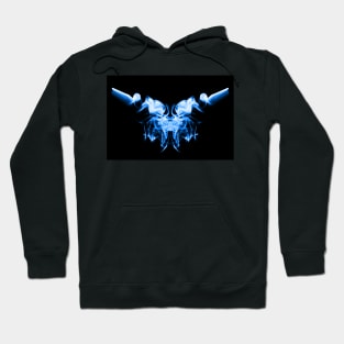 Unique and organic Smoke Art Abstract design Hoodie